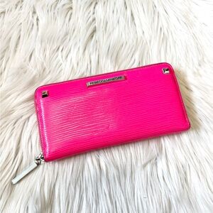 Rebecca Minkoff Florescent Zip Wallet w/ Studs